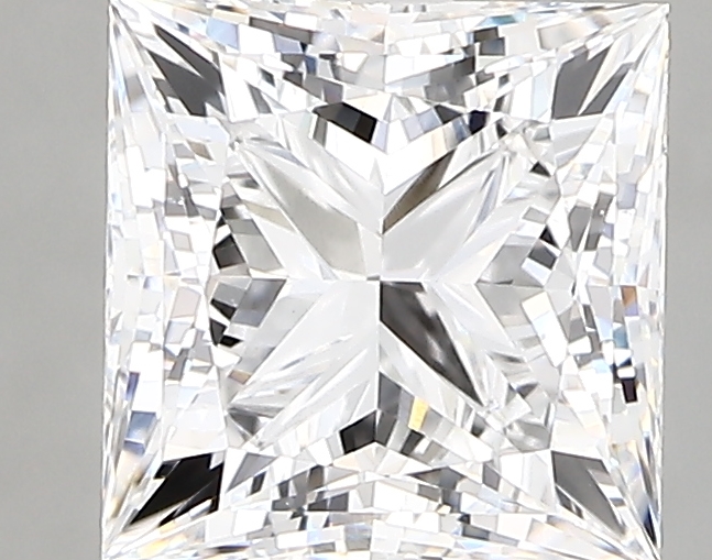 3.70 carat Princess lab-grown diamond