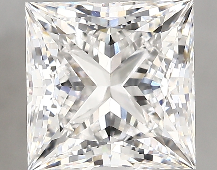 3.06 carat Princess lab-grown diamond