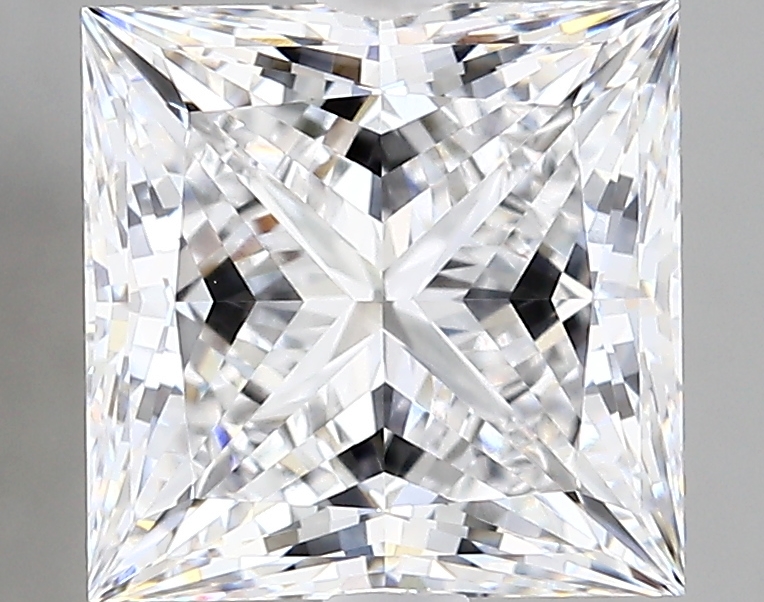 3.81 carat Princess lab-grown diamond