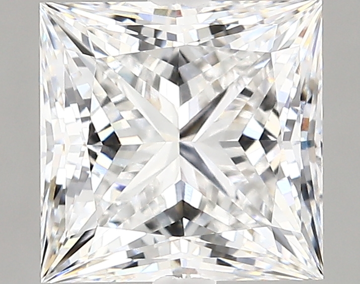 3.23 carat Princess lab-grown diamond