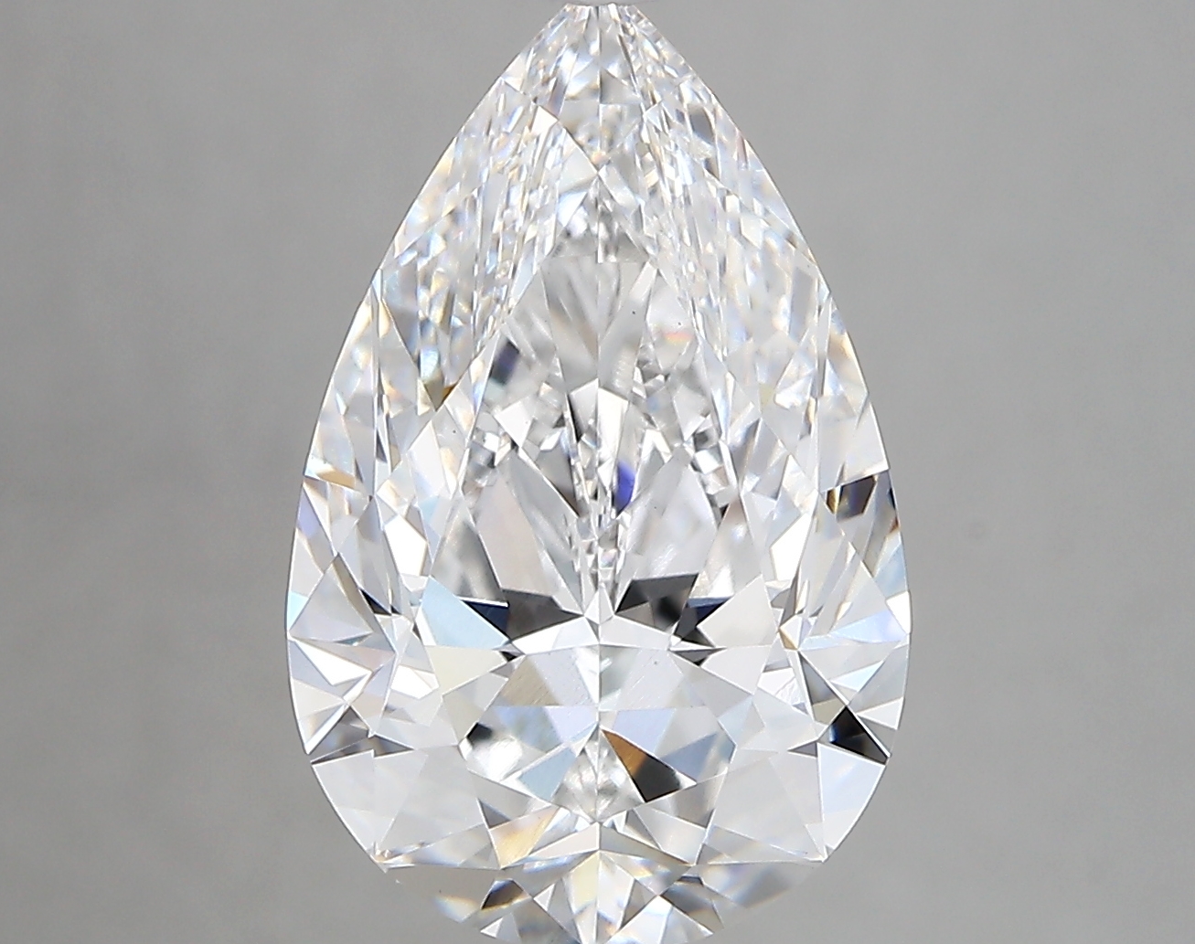 5.18 carat Pear lab-grown diamond