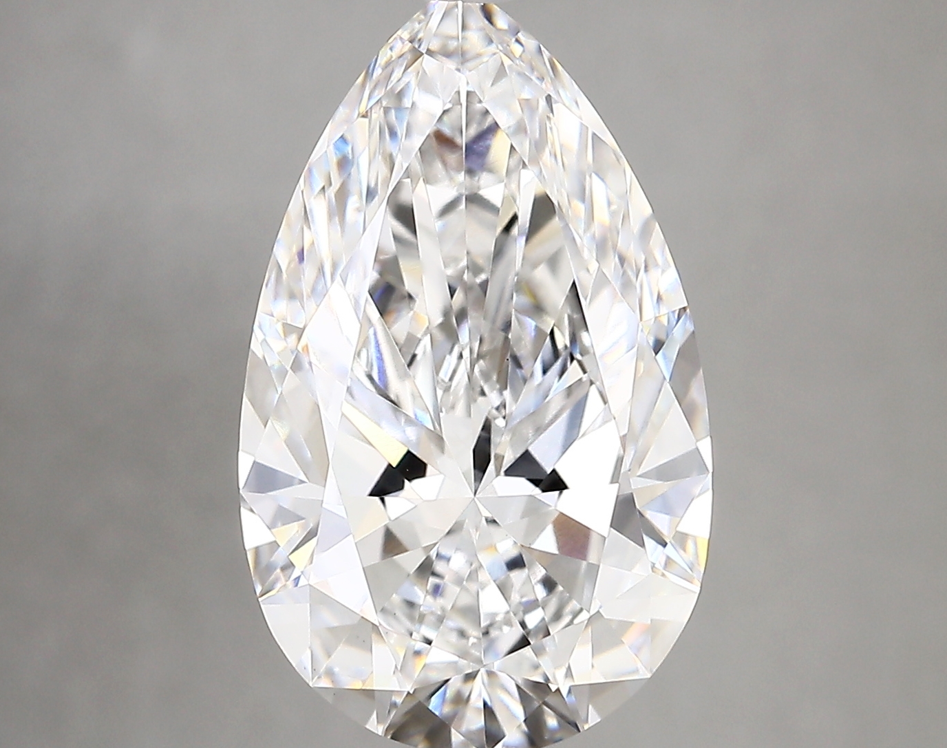 5.63 carat Pear lab-grown diamond