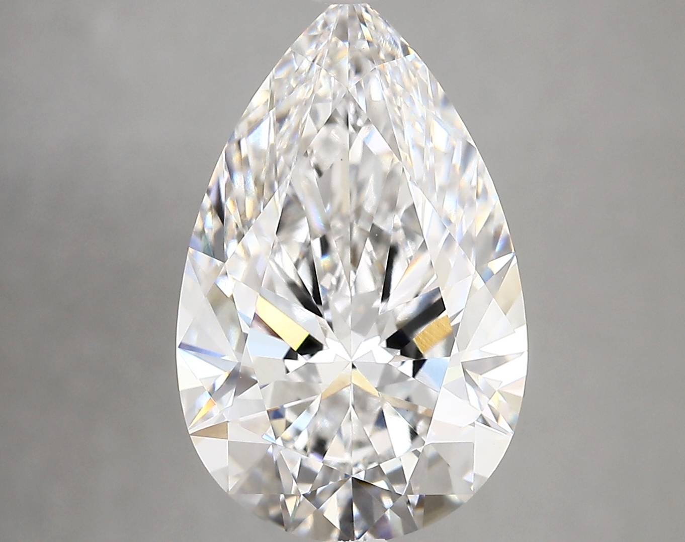 5.53 carat Pear lab-grown diamond