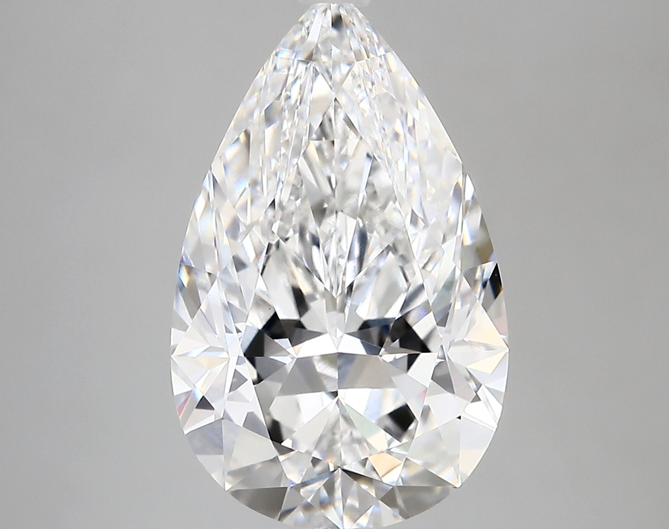 5.23 carat Pear lab-grown diamond