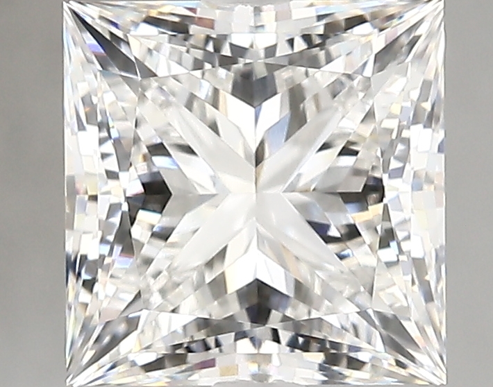 3.16 carat Princess lab-grown diamond