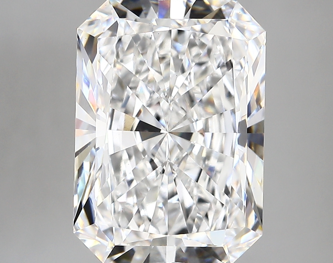6.11 carat Radiant lab-grown diamond