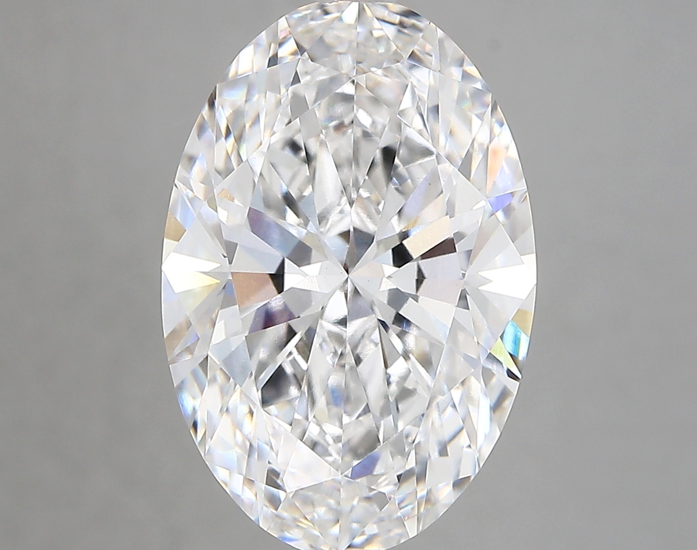 6.56 carat Oval lab-grown diamond