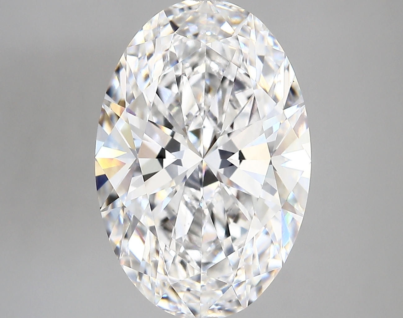 5.50 carat Oval lab-grown diamond