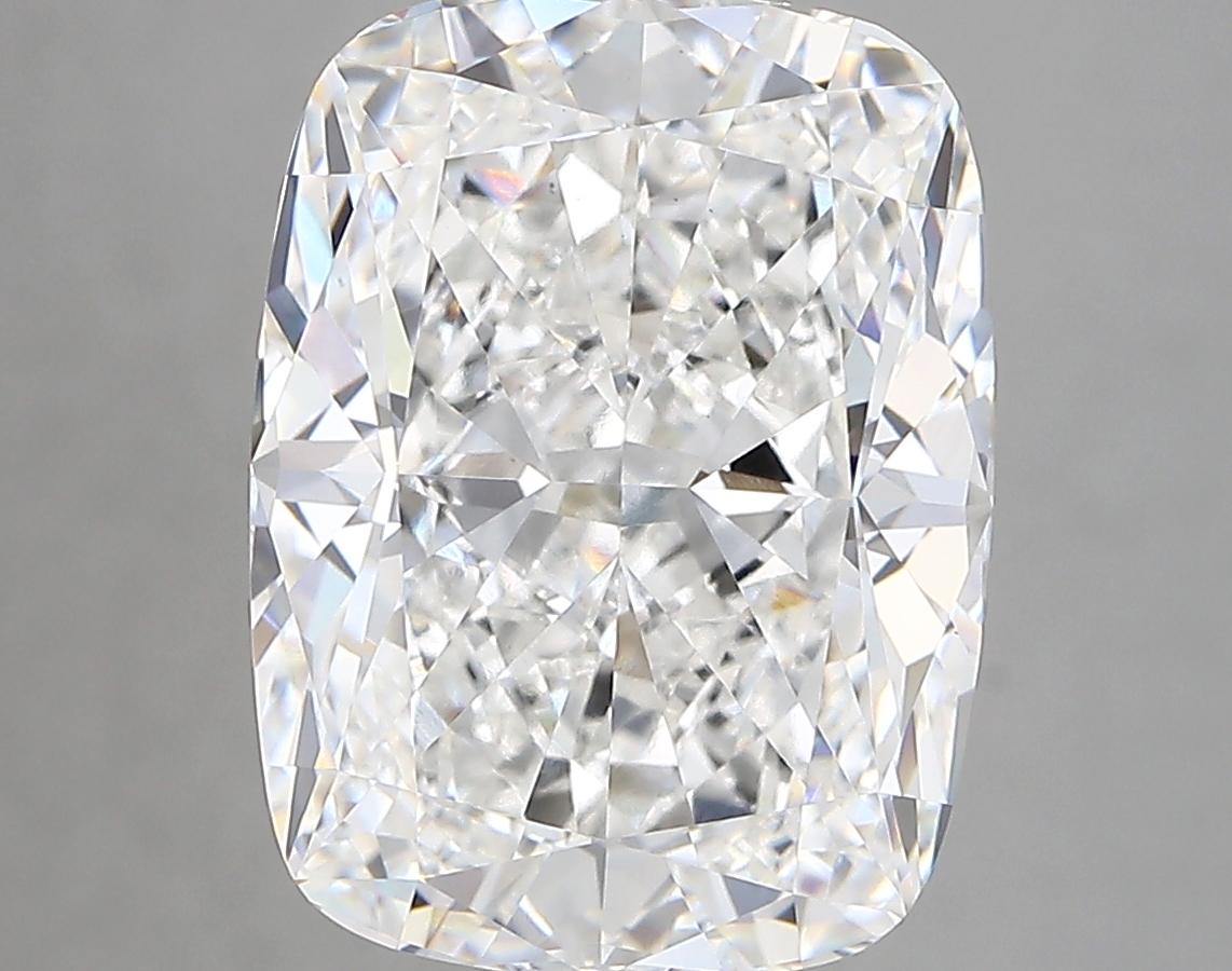 6.57 carat Cushion lab-grown diamond