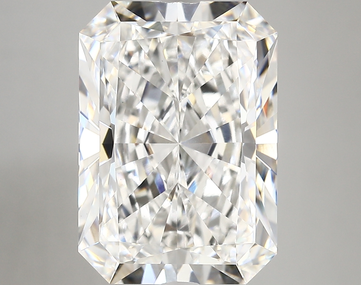 7.39 carat Radiant lab-grown diamond