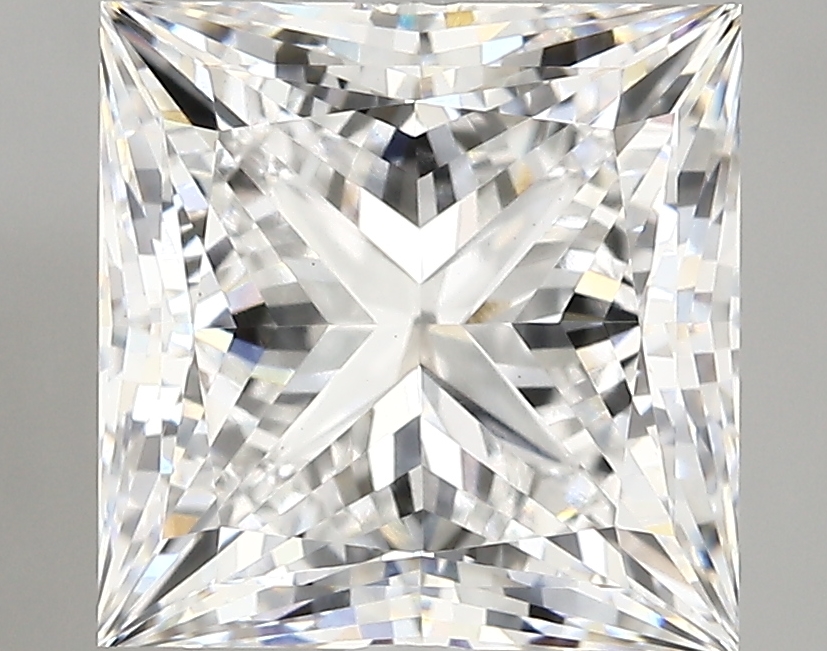 5.01 carat Princess lab-grown diamond