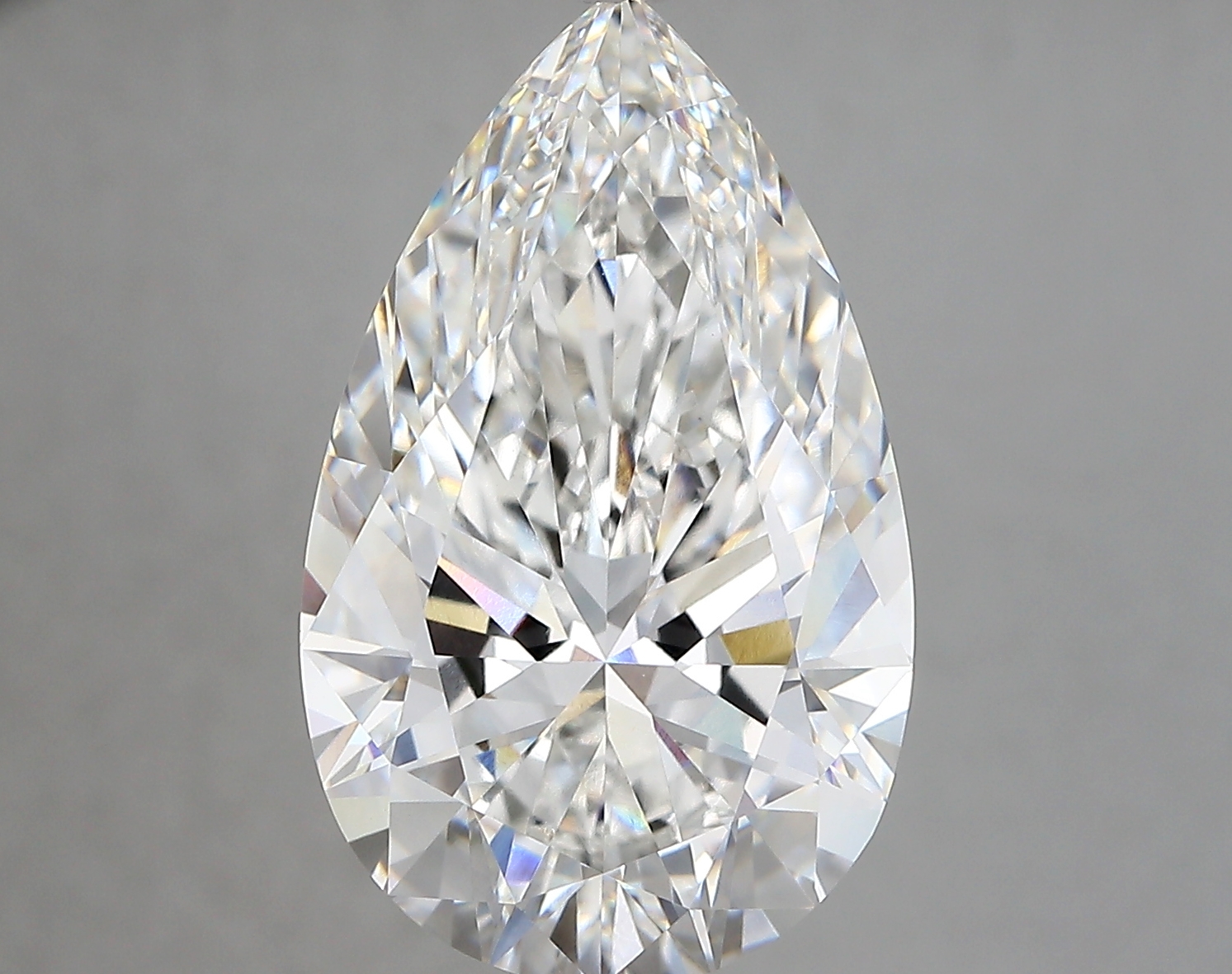 7.54 carat Pear lab-grown diamond