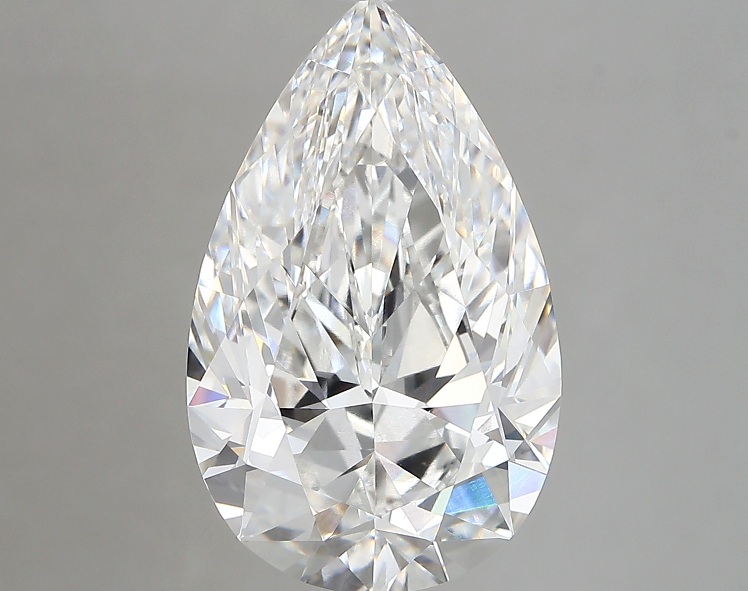 6.66 carat Pear lab-grown diamond