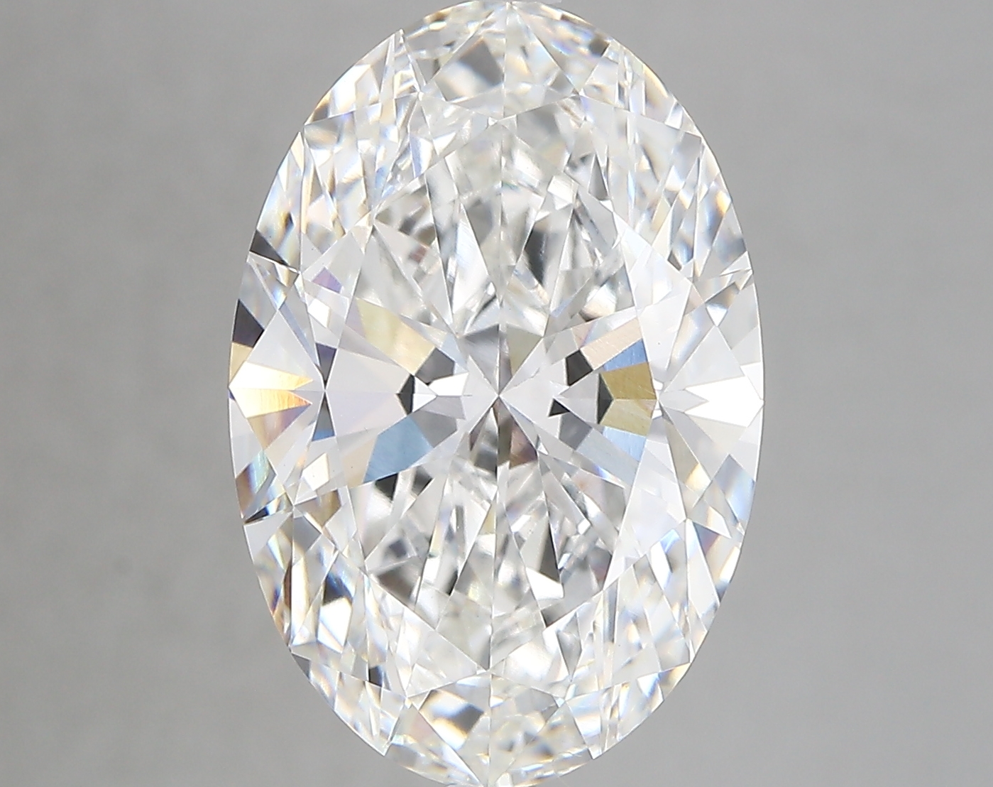 6.73 carat Oval lab-grown diamond