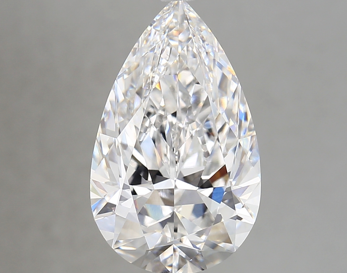 5.10 carat Pear lab-grown diamond