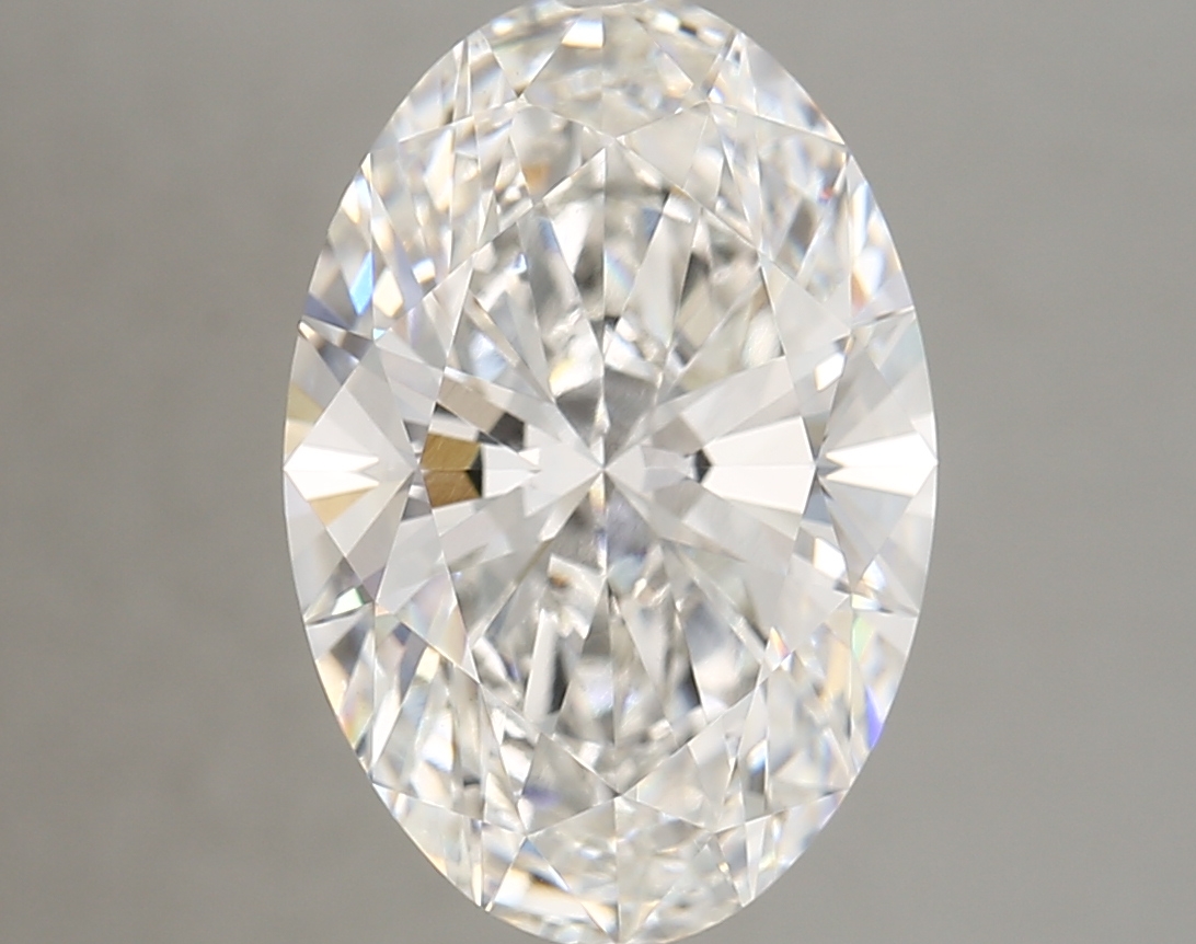 5.39 carat Oval lab-grown diamond