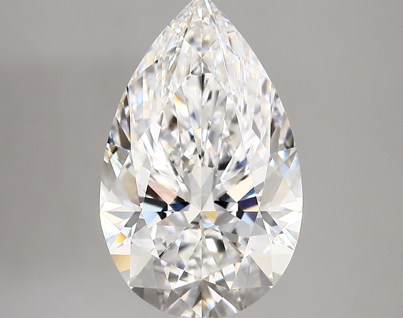5.17 carat Pear lab-grown diamond
