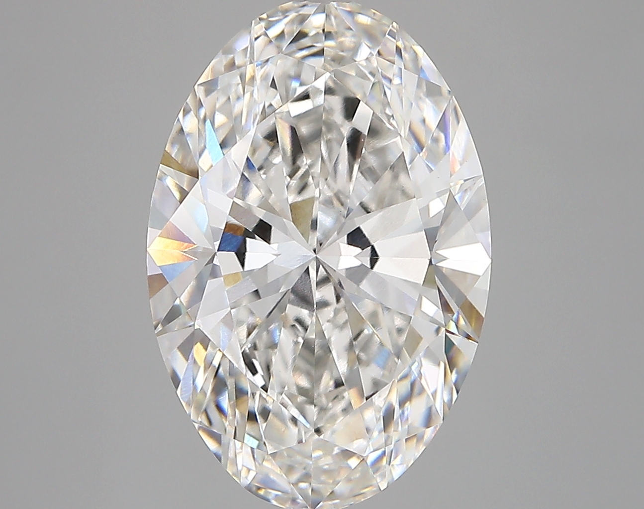 5.37 carat Oval lab-grown diamond