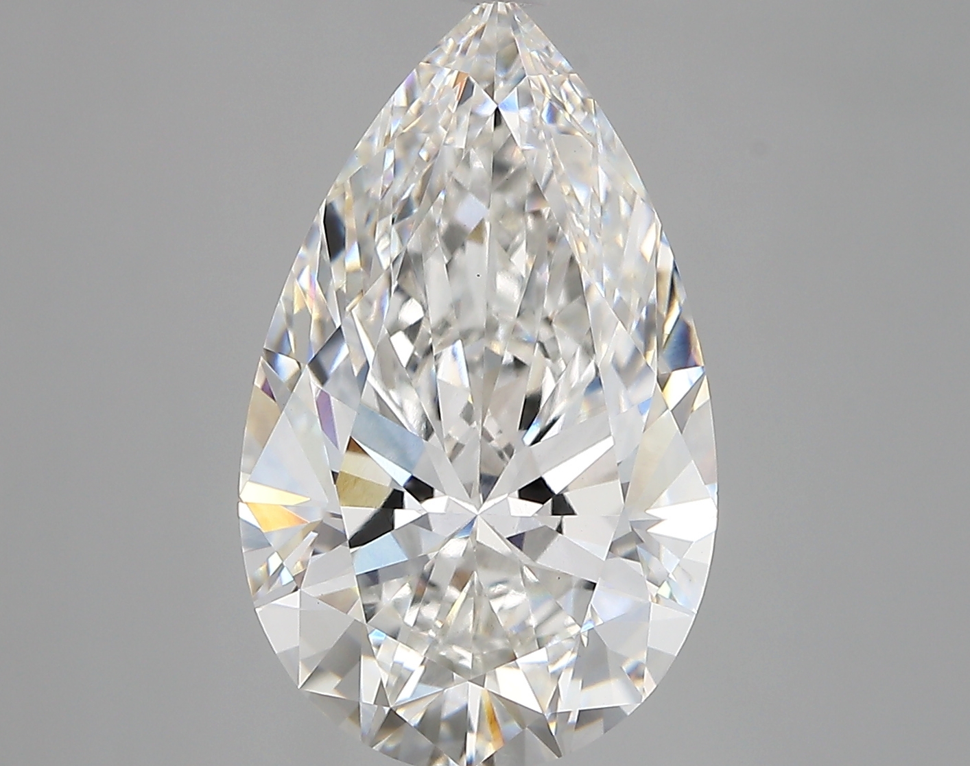 5.71 carat Pear lab-grown diamond