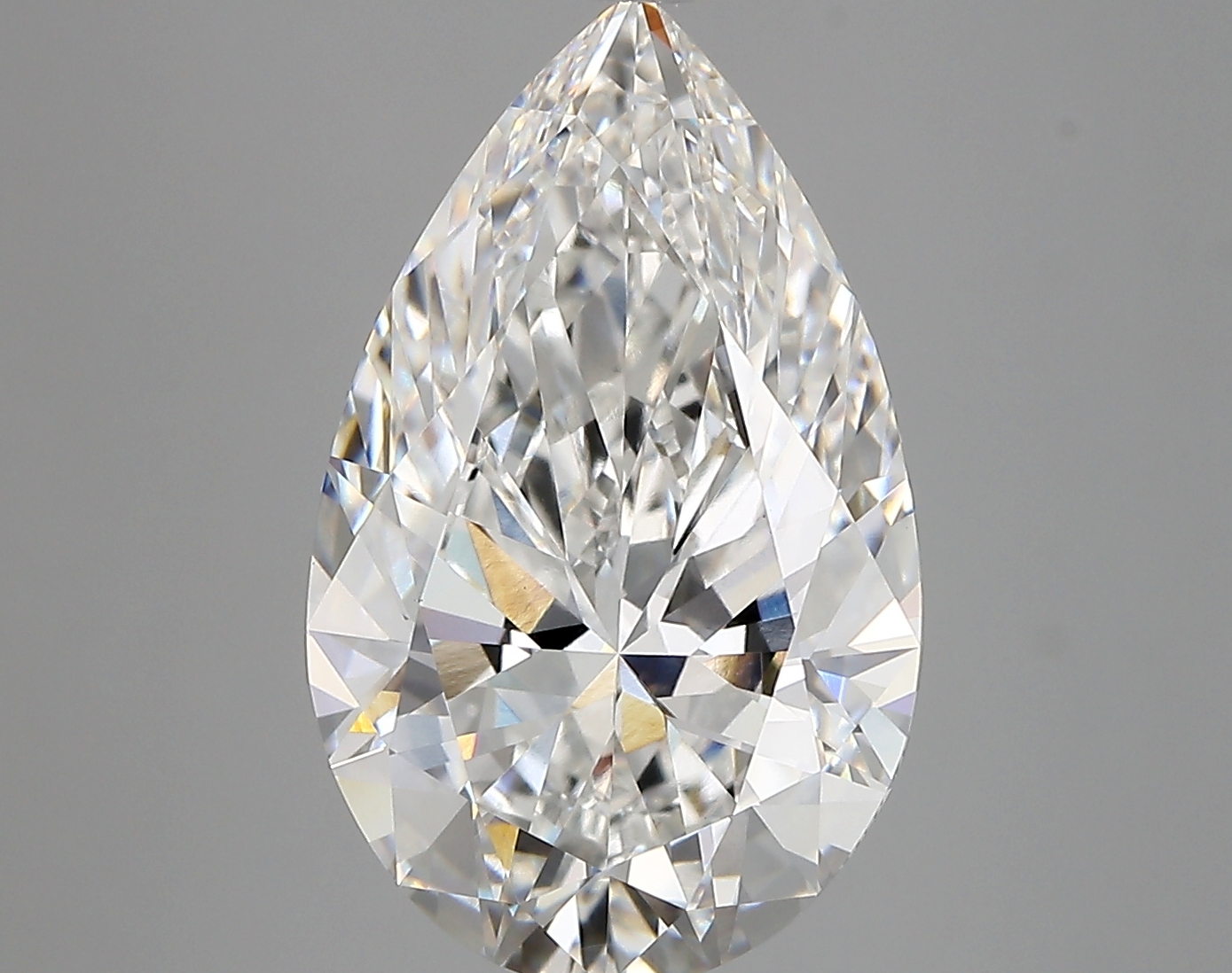 5.80 carat Pear lab-grown diamond