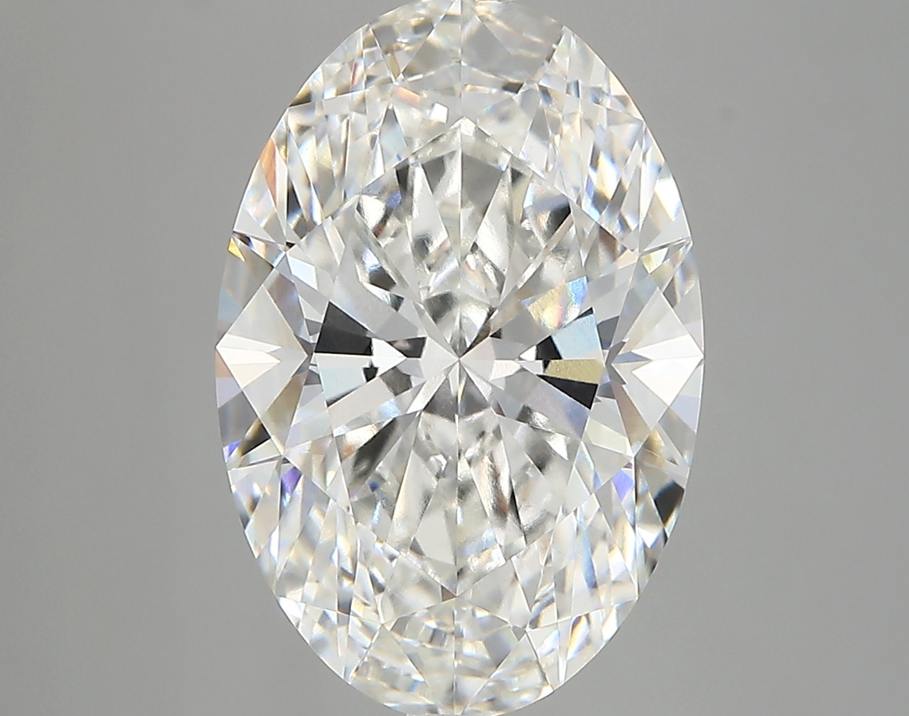 5.75 carat Oval lab-grown diamond