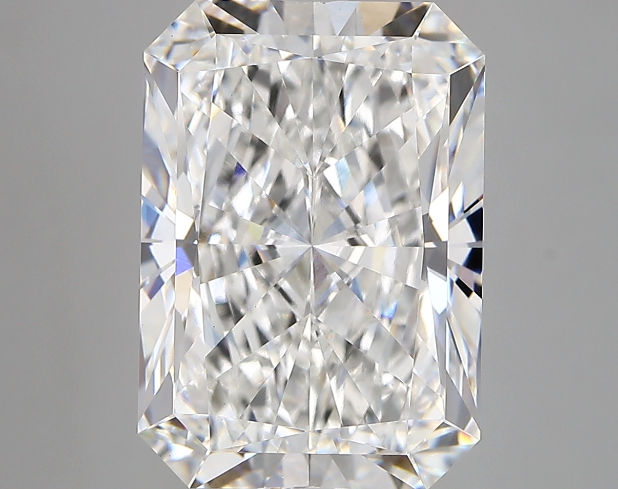 7.04 carat Radiant lab-grown diamond
