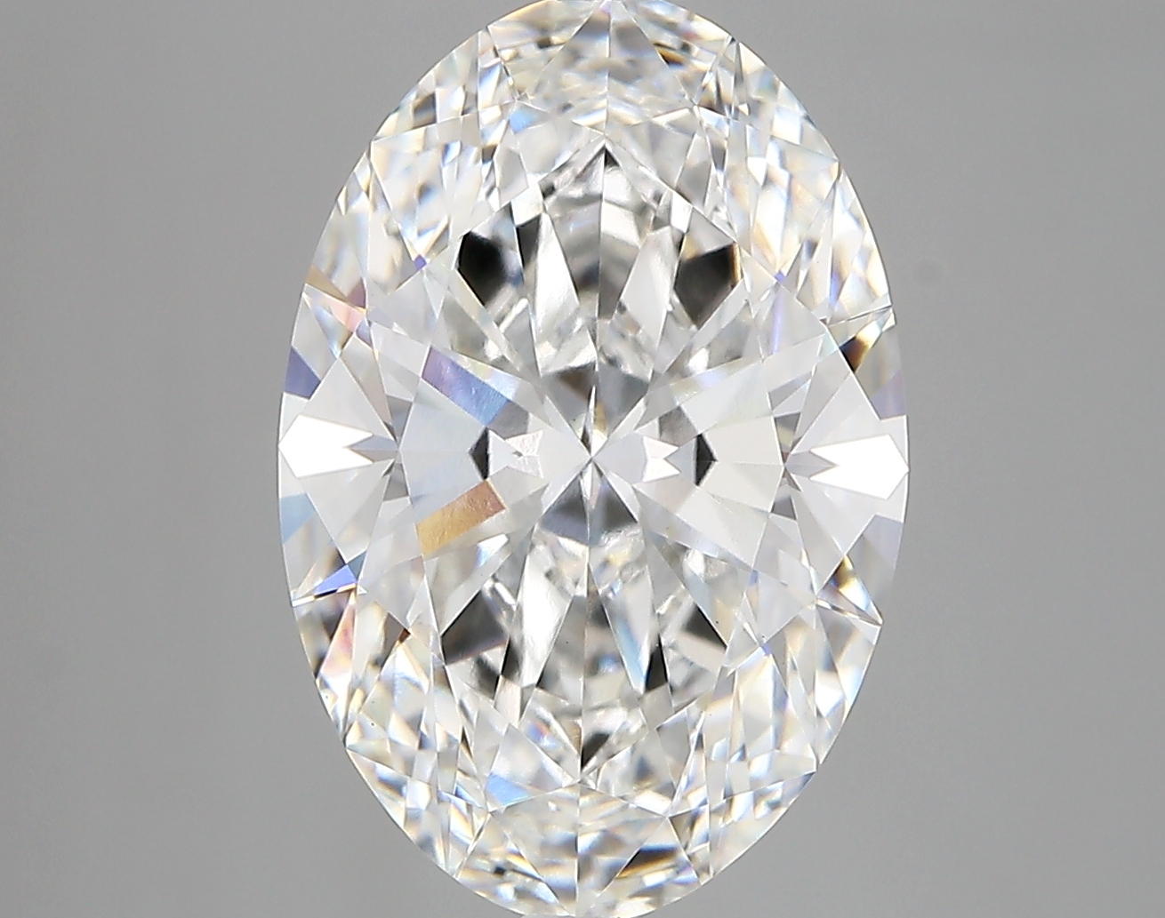 5.42 carat Oval lab-grown diamond