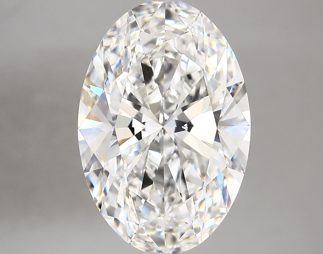 5.34 carat Oval lab-grown diamond