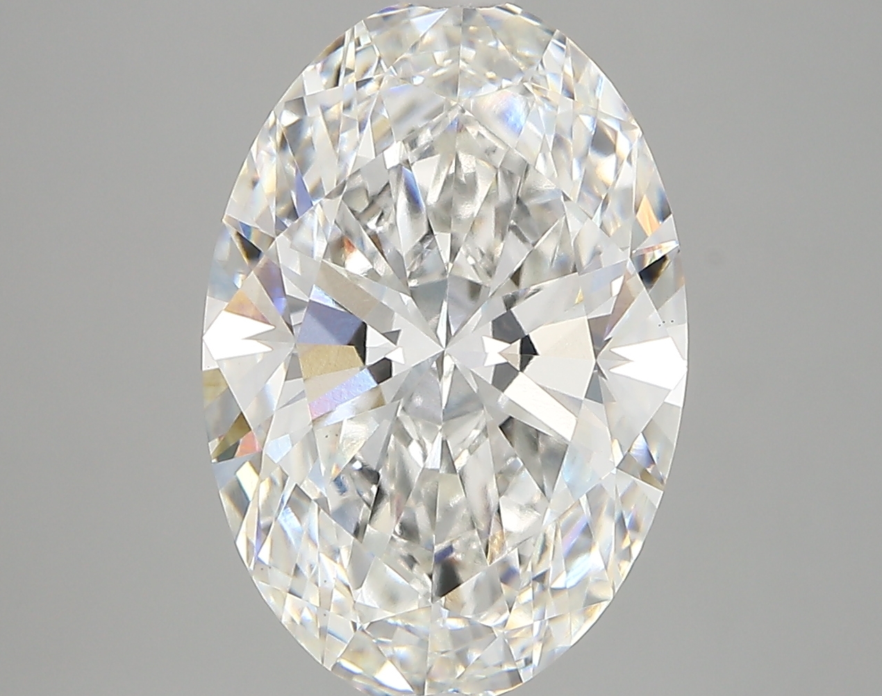 5.39 carat Oval lab-grown diamond