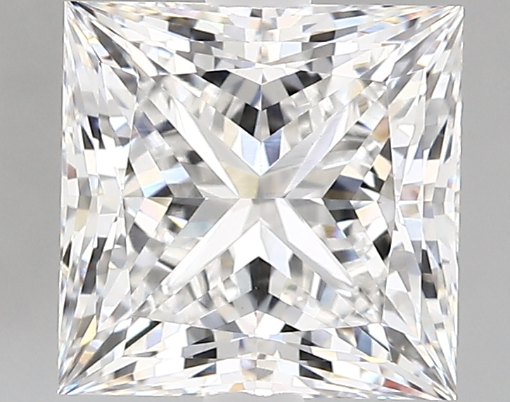 3.34 carat Princess lab-grown diamond