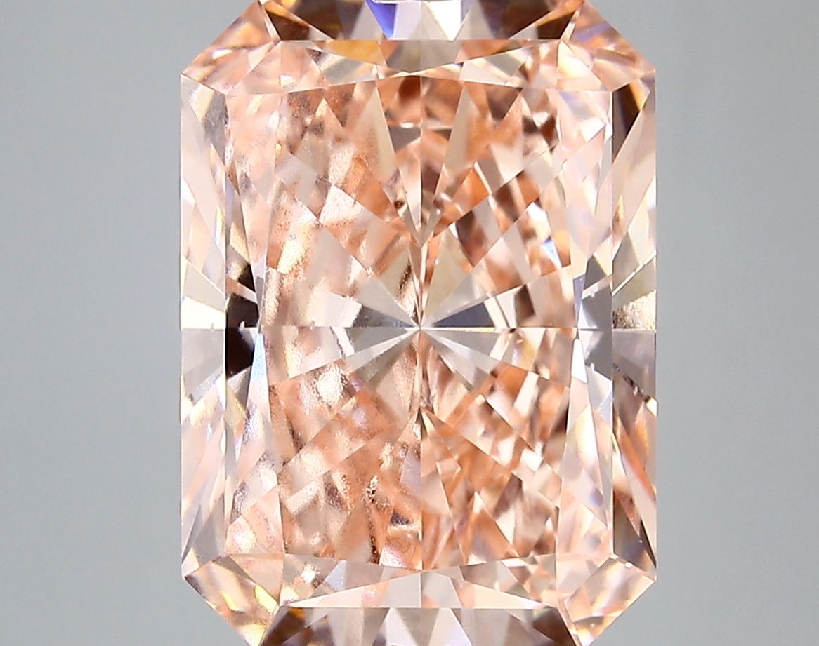 7.01 carat Radiant lab-grown diamond