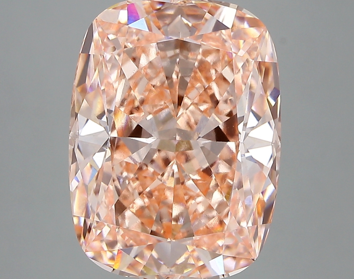 6.28 carat Cushion lab-grown diamond
