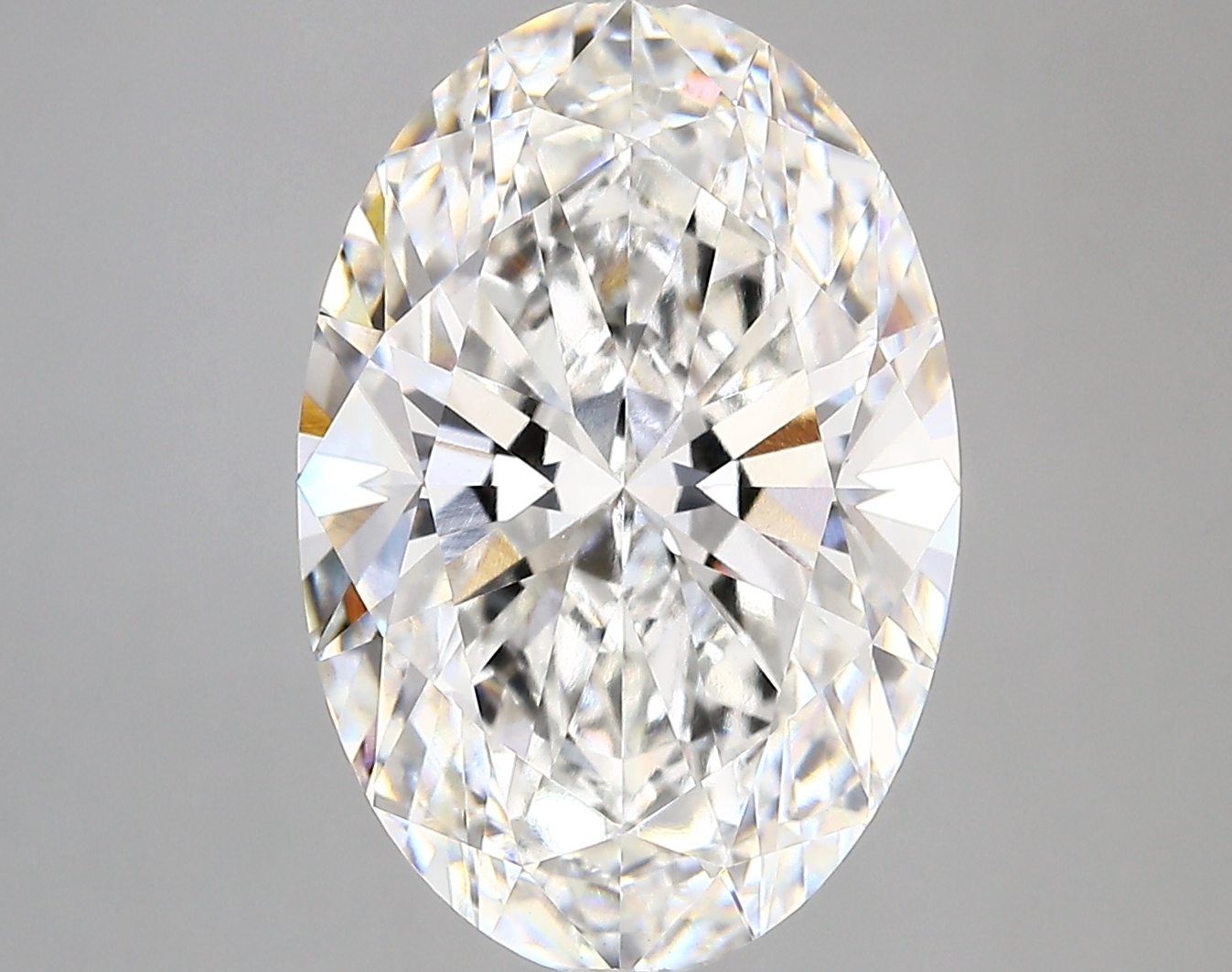6.28 carat Oval lab-grown diamond