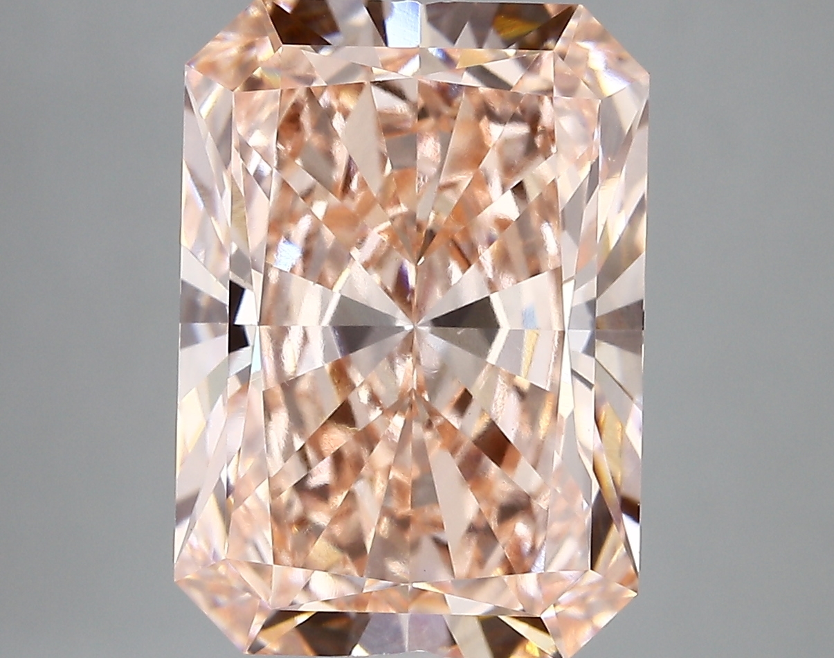 7.10 carat Radiant lab-grown diamond