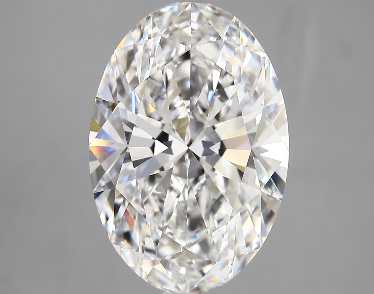 5.64 carat Oval lab-grown diamond
