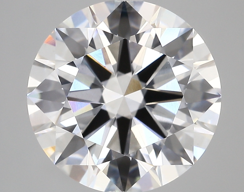 6.04 carat Round lab-grown diamond
