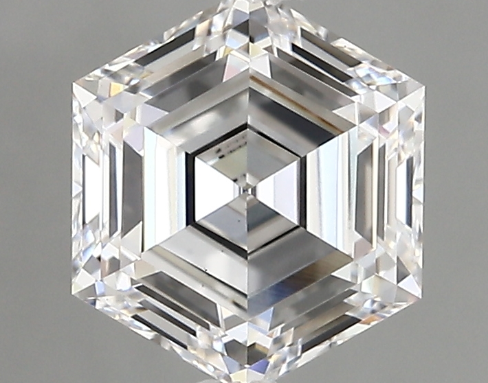 1.83 carat Hexagon lab-grown diamond