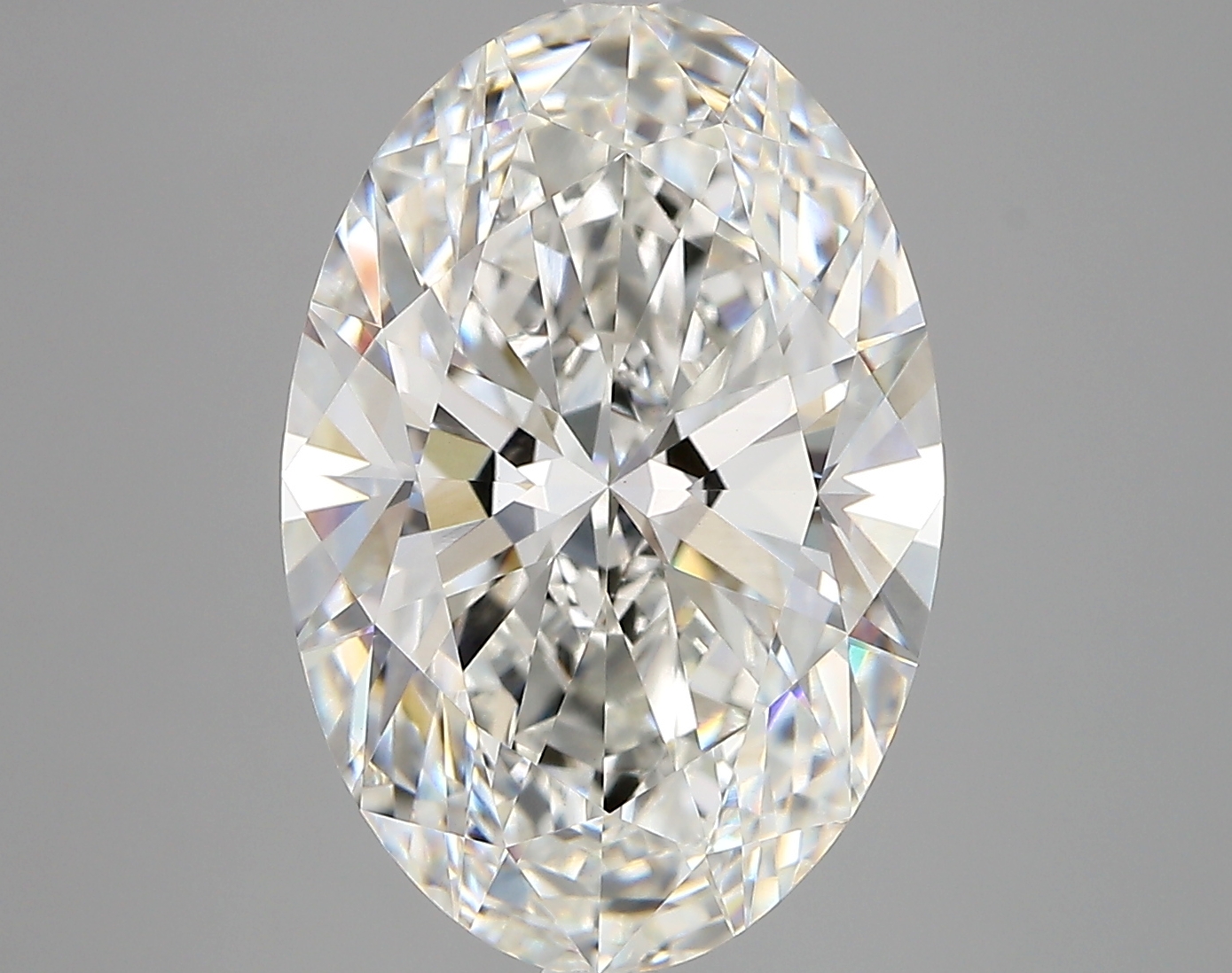 7.01 carat Oval lab-grown diamond