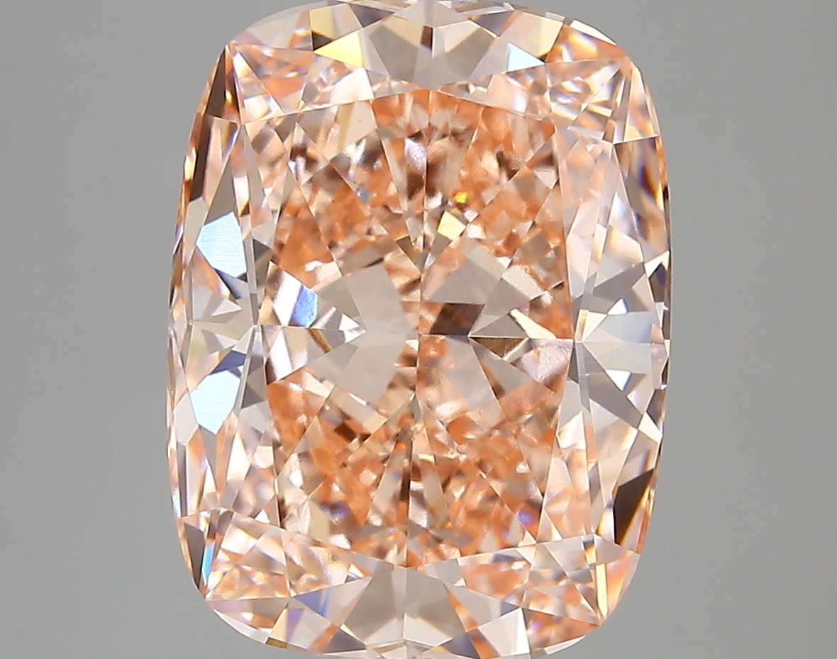7.05 carat Cushion lab-grown diamond