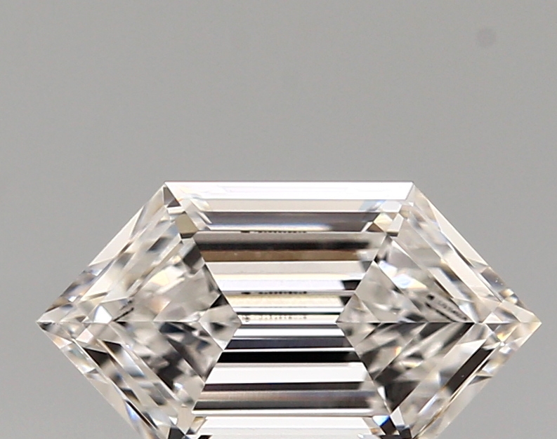 1.56 carat Hexagon lab-grown diamond