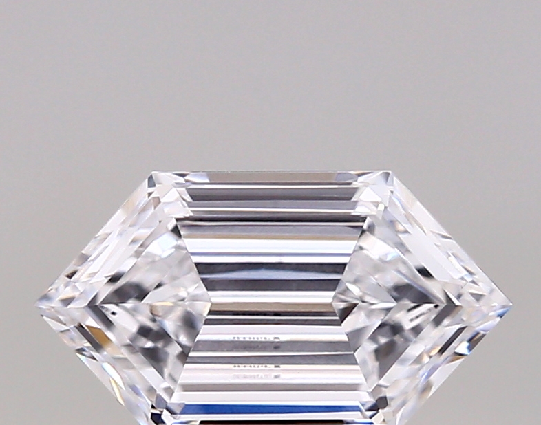 1.42 carat Hexagon lab-grown diamond