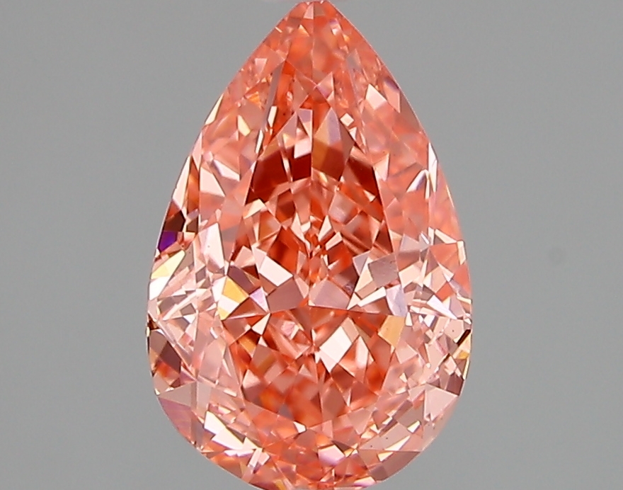 1.63 carat Pear lab-grown diamond