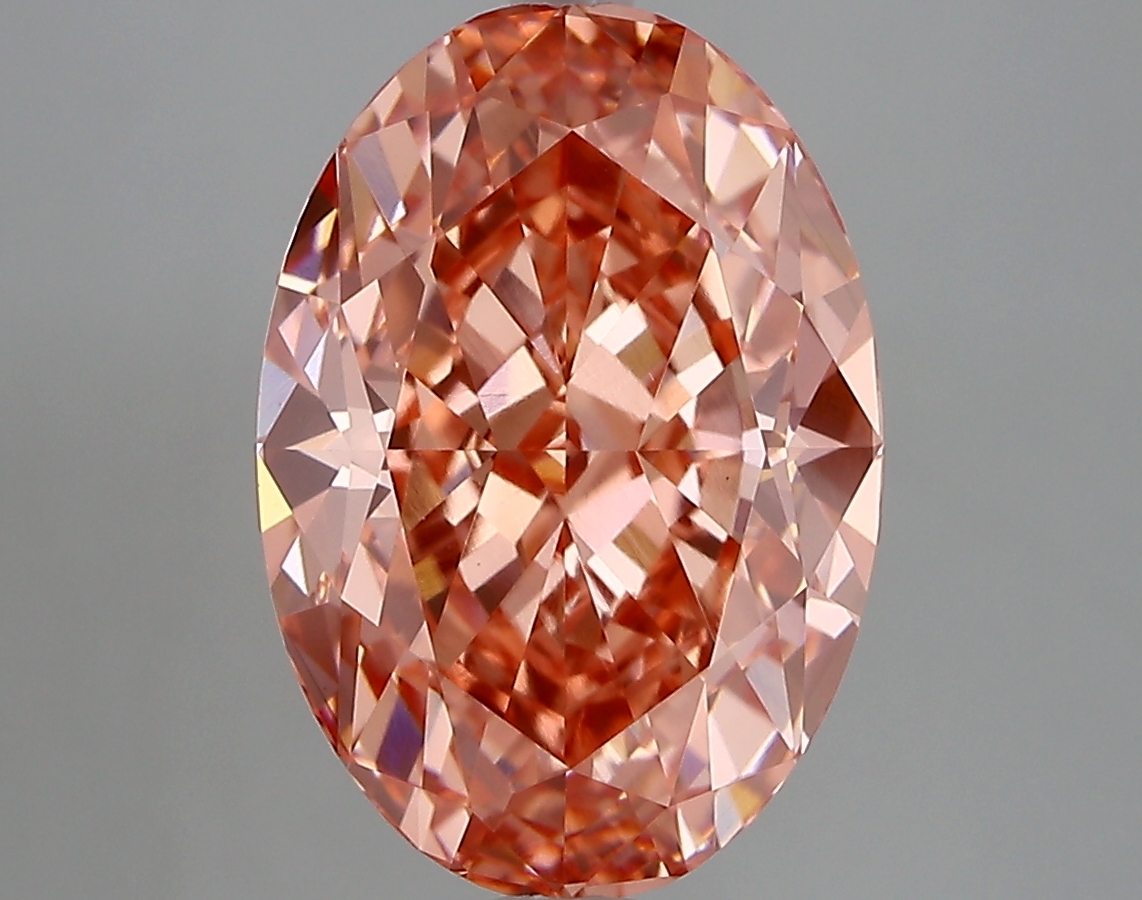 5.52 carat Oval lab-grown diamond