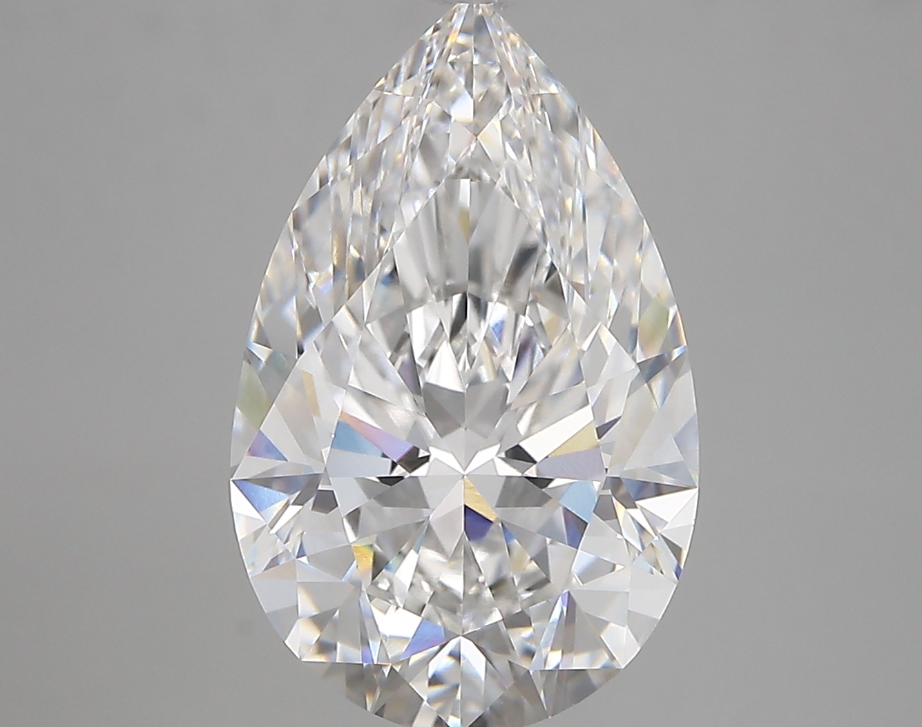5.12 carat Pear lab-grown diamond