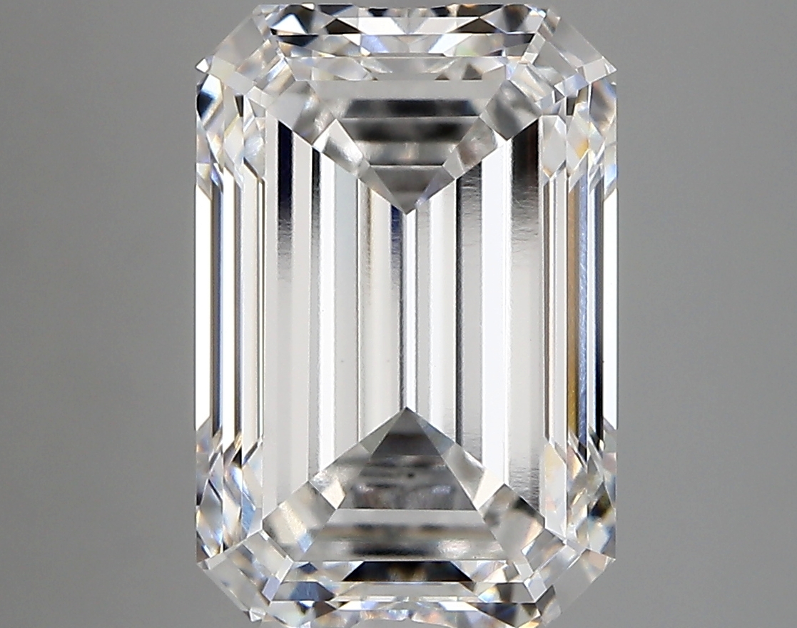 6.04 carat Emerald lab-grown diamond