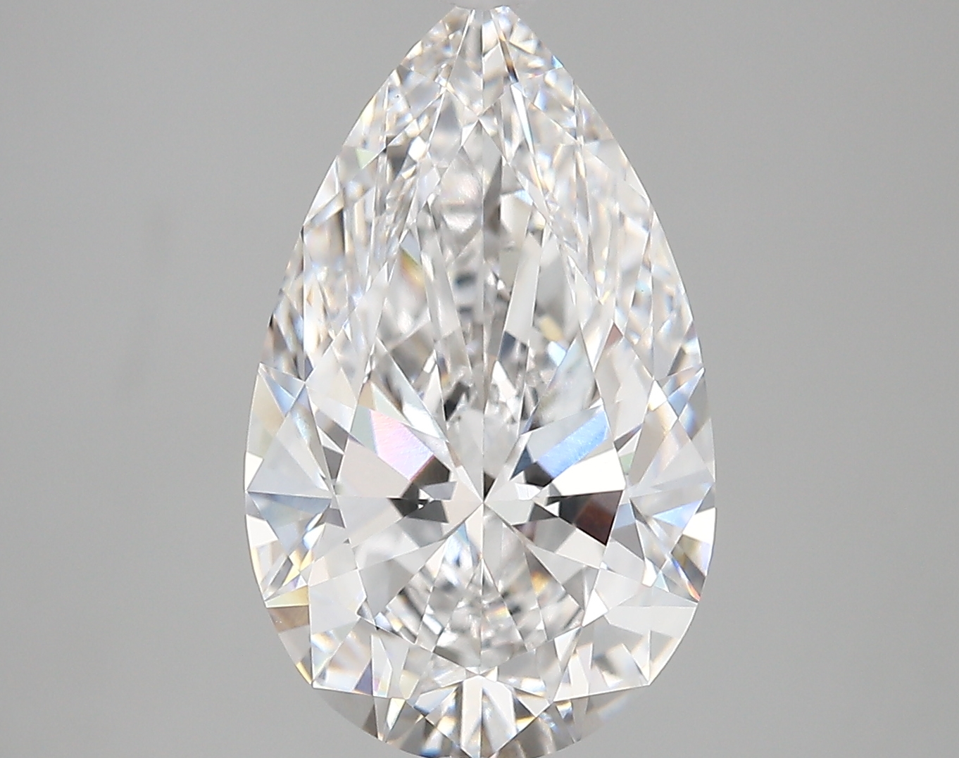 5.09 carat Pear lab-grown diamond
