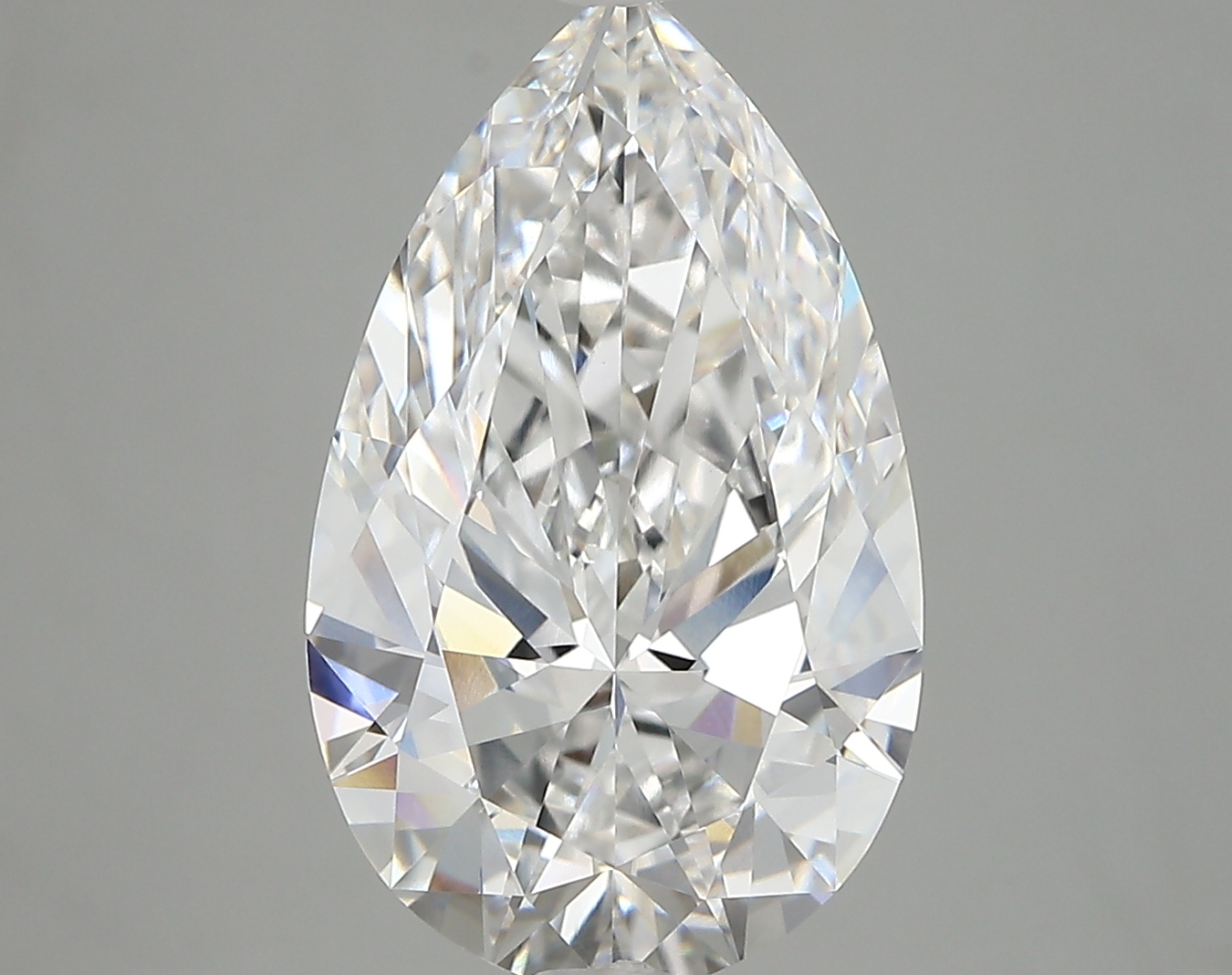 5.24 carat Pear lab-grown diamond