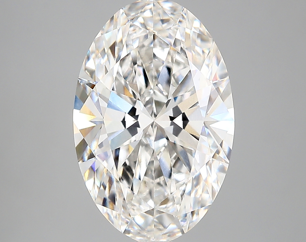 6.01 carat Oval lab-grown diamond