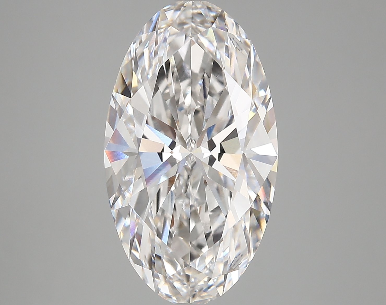 5.82 carat Oval lab-grown diamond